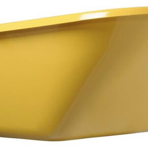 Caisse peinte jaune 160 L 6 trous - pour brouette Expert Cargo 160