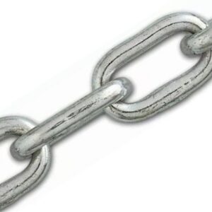 Chaine à maille courte soudées droite 6 mm en acier zingué 25 m CHAPUIS 996/6MMZ