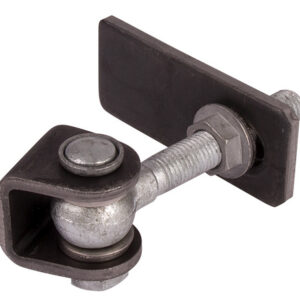 Charnière 180° réglage tridimensionnel M22 longueur 145 mm zingué