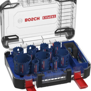Coffret de 11 scies trépans Multi Material Power Change Plus 20 - 22 - 25 - 32 - 35 - 40 - 44 - 51 - 60 - 68 - 76 mm BOSCH EXPERT 2608901909