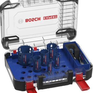 Coffret de 6 scies trépans Multi Material Power Change Plus 22 - 25 - 35 - 40 - 51 - 68 mm BOSCH EXPERT 2608901907