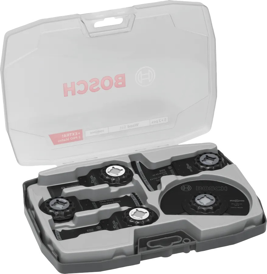 Coffret de 7 accessoires Starlock spécial bois BOSCH 2608669097