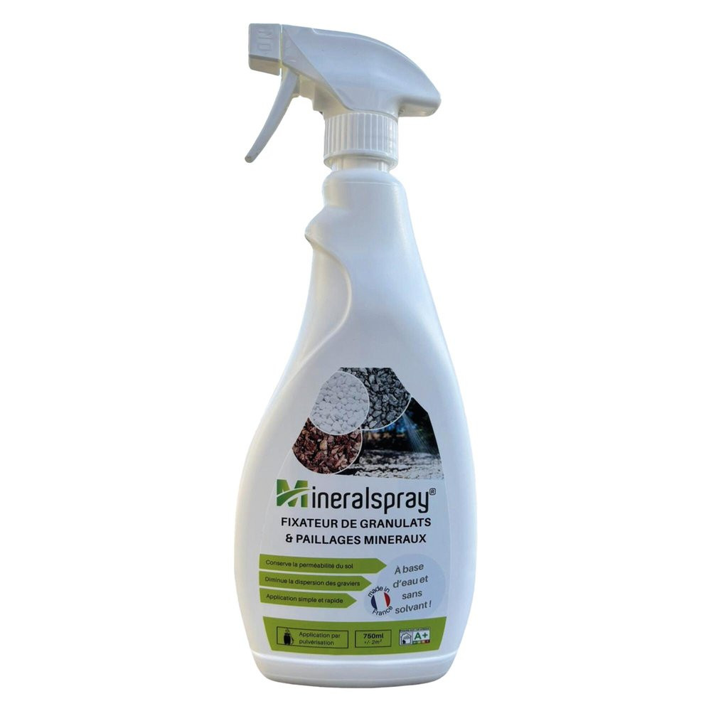 Colle de fixation liquide acrylique MINERALSPRAY, 750ml transparent