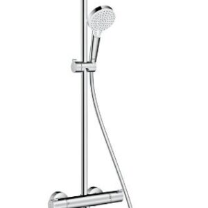 Colonne de douche CROMETTA S 240 mm / 1 jet avec mitigeur thermostatique HANSGROHE 27268000