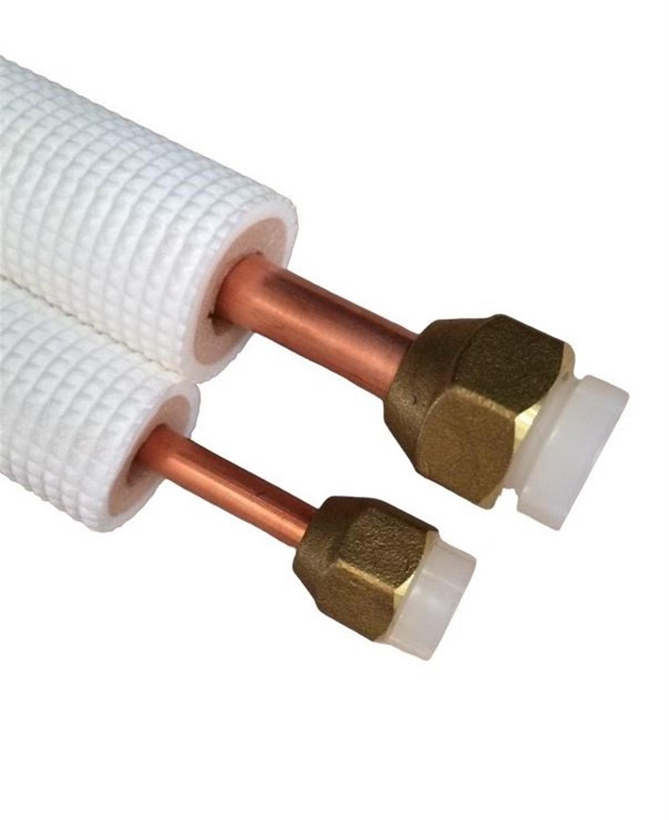 Couronne liaison frigorifique cuivre double - 10 mètres