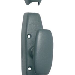Crémone classique pour porte cochère diamètre 18 RY180 finition apprêt bouton standard JARDINIER MASSARD J041605