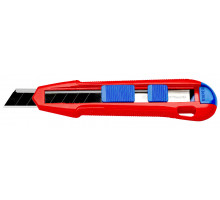 Cutter a dos de lame retractable- cutix Cutter 18 mm autobloquant + barre stabilisatrice
