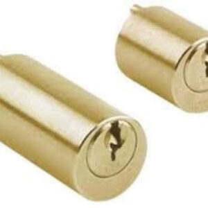 Cylindre extérieur pour verrou VEGA 50 mm en laiton poli fourni avec trois clés JPM 832750-01-0A