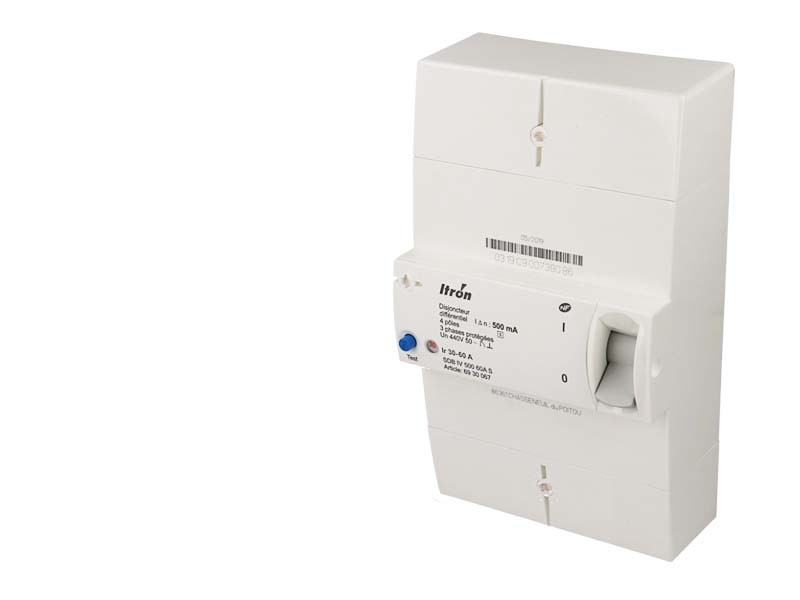 Disjoncteur EDF triphasé sélectif 30/60A Itron Actaris