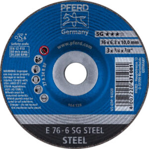 Disque meuler E76-6 A24 R SG/10.0