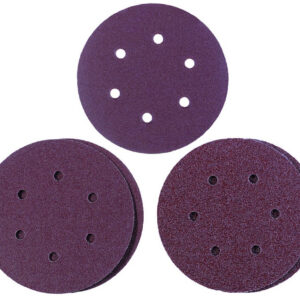 Disques abrasifs - 125 mm - grains P40, P80 et P120 - lot de 5