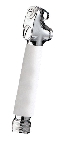 Douchette hygiène à bouton poussoir M1/2'' pour lave-bassin DELABIE 434182