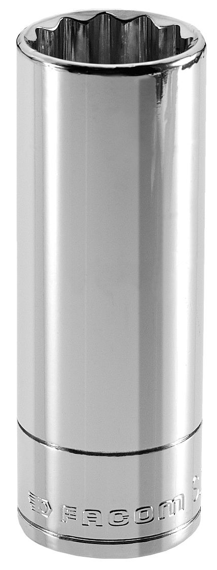 Douille 1/2'' longue 12 pans métriques 17 mm longueur 77 mm FACOM S.17LA