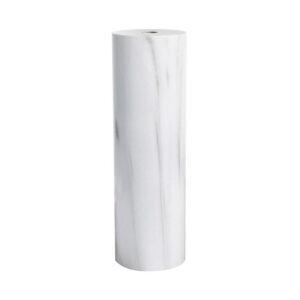 Douille e27 + cache effet marbre blanc tibelec