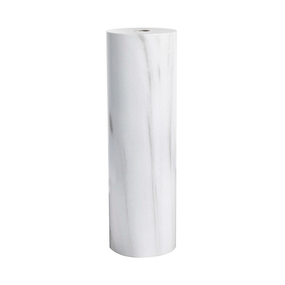 Douille e27 + cache effet marbre blanc tibelec
