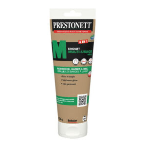 Enduit multifonction en pâte 4 en 1 PRESTONETT blanc 330 g