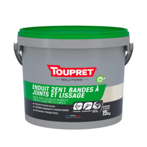 Enduit pour bande a joint en pate TOUPRET 15 kg
