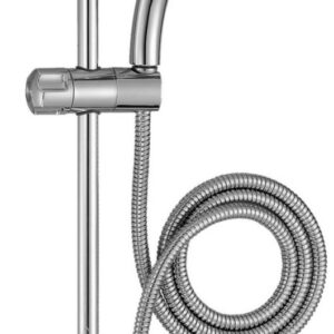 Ensemble de douche monojet ECO avec barre 60 cm et flexible 175 cm JACOB DELAFON E14320-CP