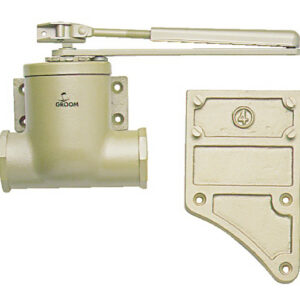 Ferme-porte CLASSIQUE n° 6 avec bras réglable champagne GROOM 706112