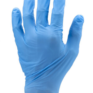 Gants nitrile non poudré bleu T.S boîte de 100