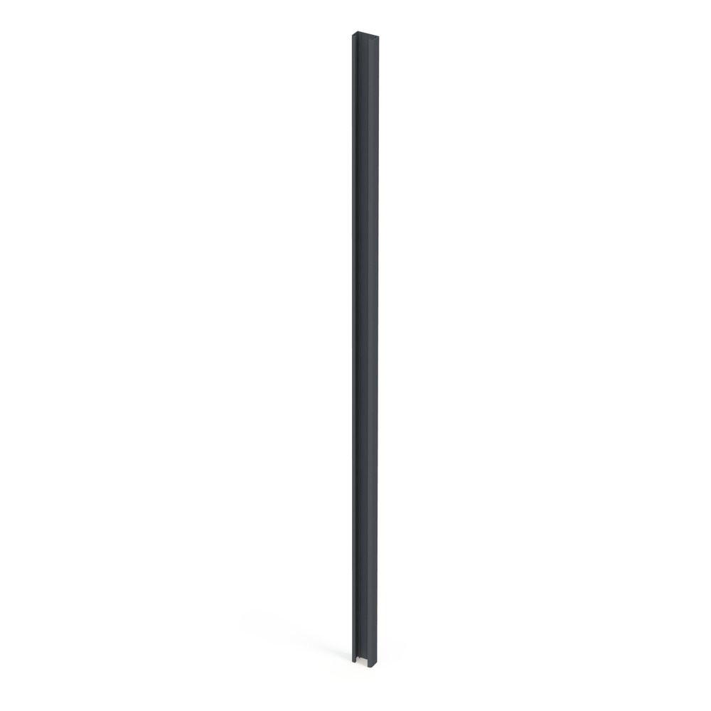 Glissière Aluminium Pour Clôture Klos-Up ! Gris, L.2.2 X H.120 Cm