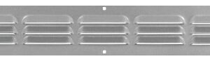 Grille métallique à persiennes Alu Anodisé avec moustiquaire Autogyre - 512010