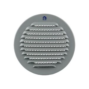 Grille ronde 435R 100 mm aluminium gris RENSON 17471