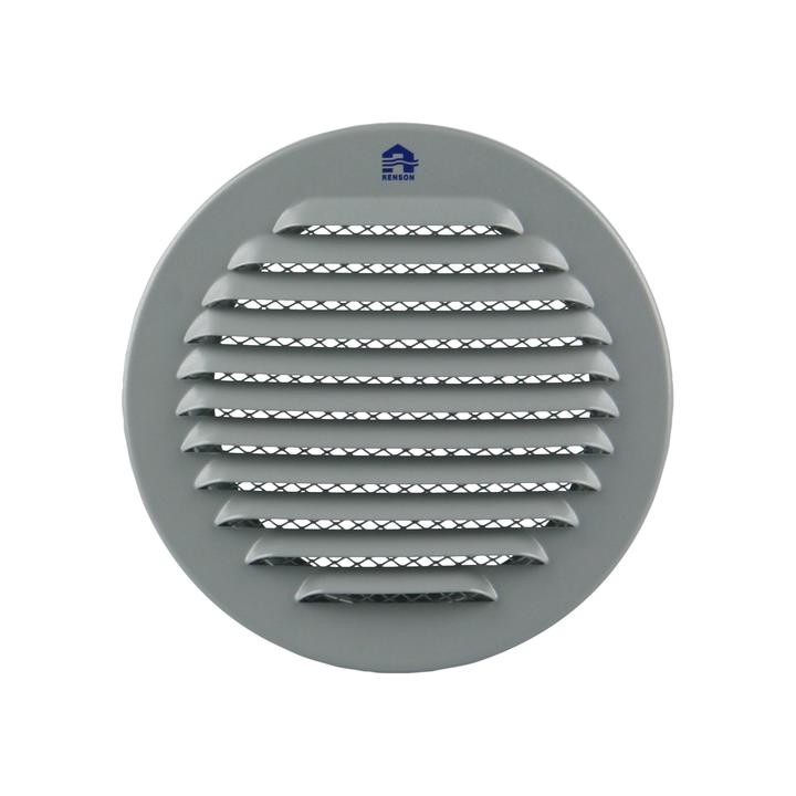 Grille ronde 435R 100 mm aluminium gris RENSON 17471