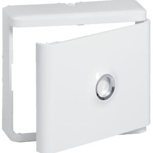 Habillage + porte DRIVIA pour platines de branchement blanc LEGRAND 401185