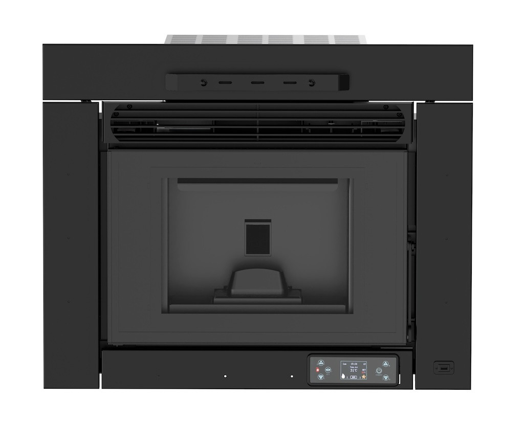 Insert à granulés canalisable - AIRE Insert Canalizada - 12,17 kW - jusqu’à 280 m³ - réservoir 15 kg