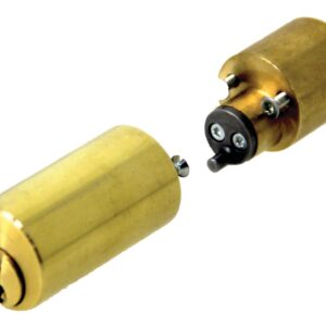 Jeu de cylindre rond V5 pour serrure en applique diamètre 25 mm longueur 45 mm VACHETTE 19441000