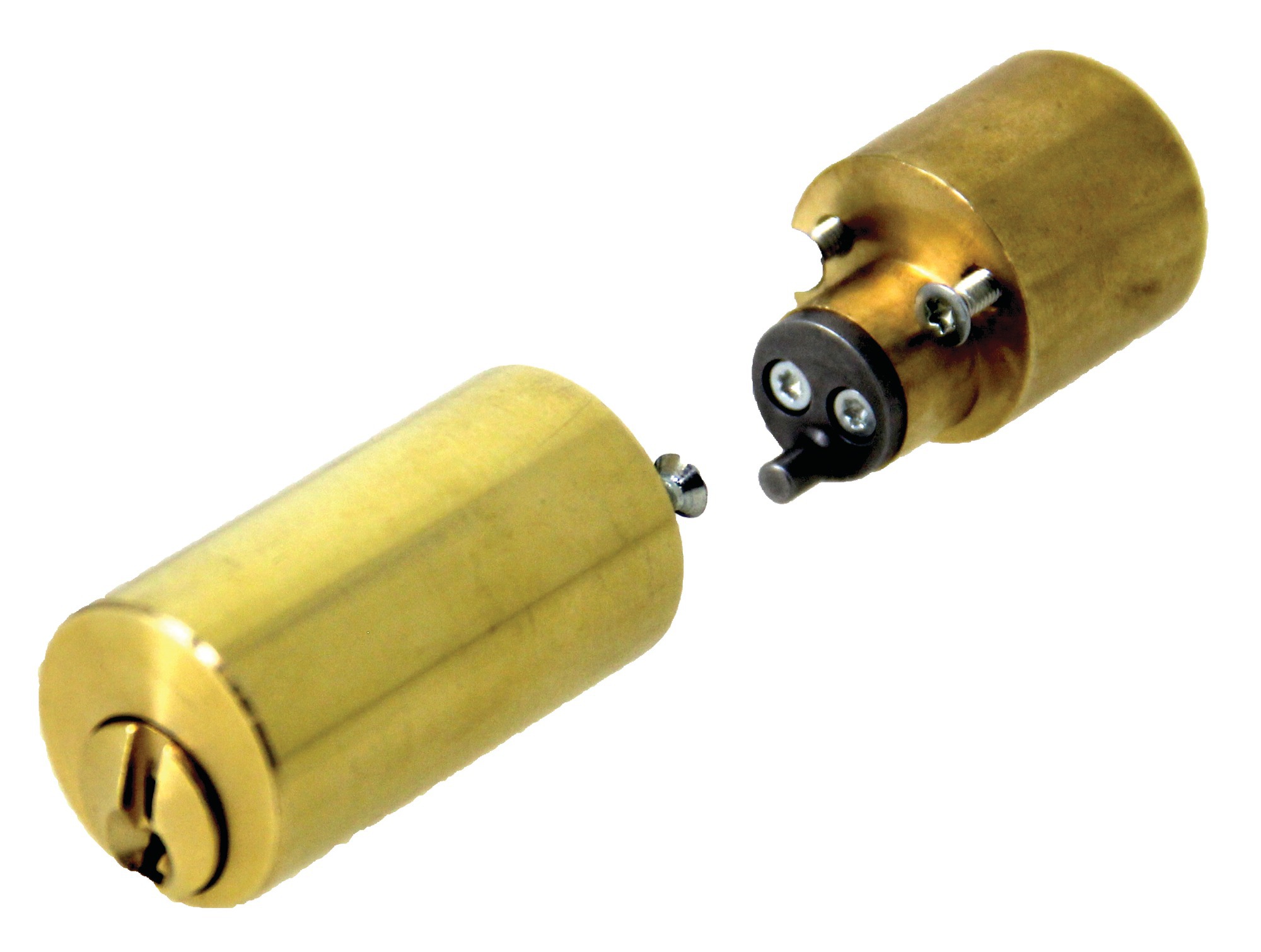 Jeu de cylindre rond V5 pour serrure en applique diamètre 25 mm longueur 45 mm VACHETTE 19441000