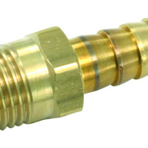 Jonctions pour tuyaux - filetage 1/4 mâle et cannelé pour tuyan Ø 10 mm (2p)