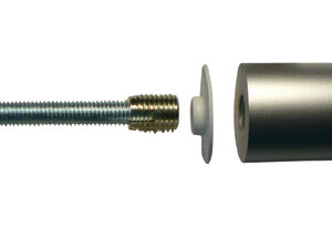 Kit de montage inox sur mesure simple traversant droit DUVAL 22-0720-5517