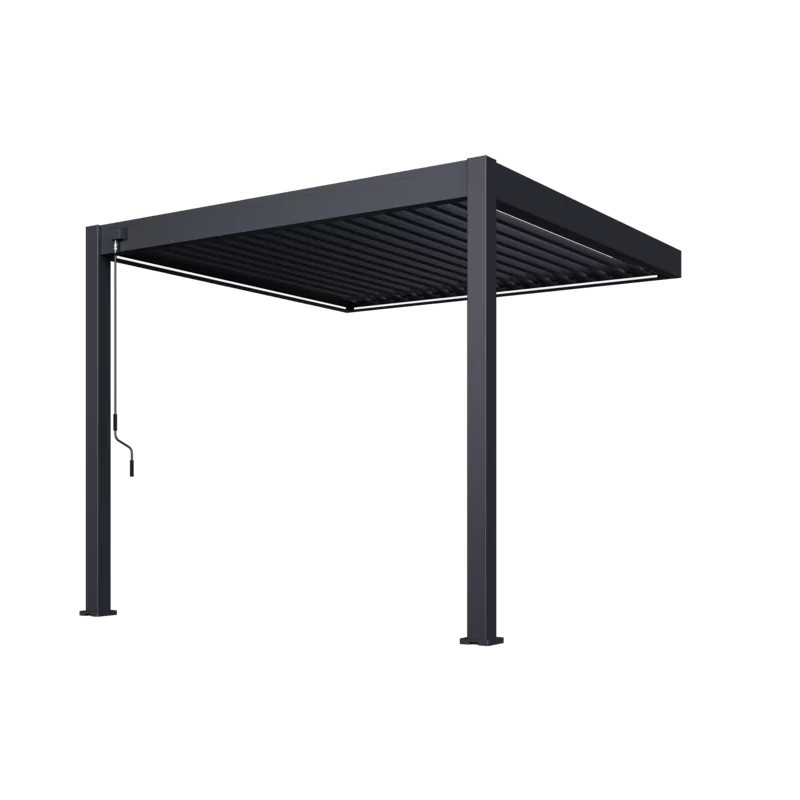 Kit LED pour pergola bioclimatique adossée 3 x 3 m - éclairage RVB connecté