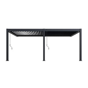 Kit LED pour pergola bioclimatique adossée 4 x 6 m - éclairage RVB connecté
