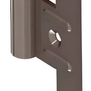 Lame mâle pour paumelle universelle huisserie bois inox gauche 130 x 43 mm MONIN 627790