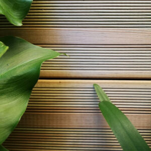 Lame terrasse bois en pin vert KUHMO2, L.240 x l.14.5 cm x Ep.27mm
