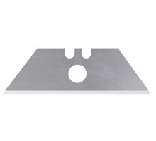 Lames de couteau avec trou central Etui de 10 lames 60 mm 19 mm 0,65 mm