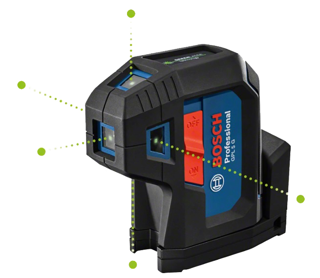 Laser vert 5 points GPL 5 G BOSCH 0601066P00