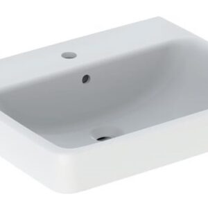 Lavabo blanc RENOVA 60 x 48 cm avec trop-plein GEBERIT 222260000