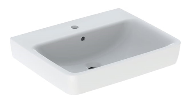 Lavabo blanc RENOVA 60 x 48 cm avec trop-plein GEBERIT 222260000