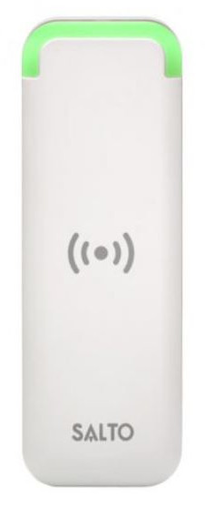 Lecteur mural étroit XS4 2.0 Mifare/Desfire BLE blanc SALTO WRDB0M4W