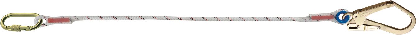 Longe d'assujettissement LD 1,5 m M10-M53 blanc TRACTEL 40432