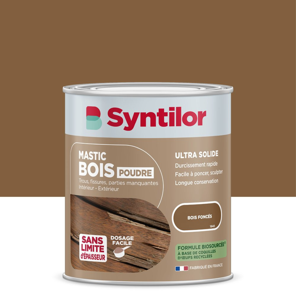 MASTIC BOIS SYNT 500G POUDRE