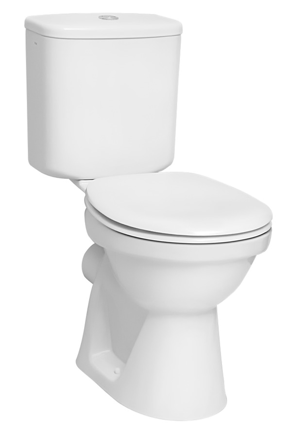 Pack blanc WC NORMUS complet avec réservoir 3/6 L sortie horizontale VITRA 9780B003-0599