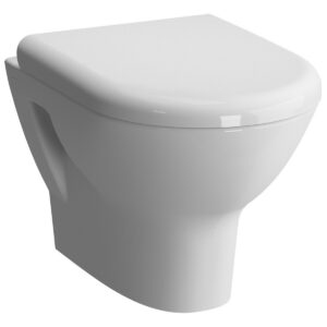Pack cuvette WC suspendue complet ZENTRUM 50 cm avec abattant VITRA 5785B003-6077
