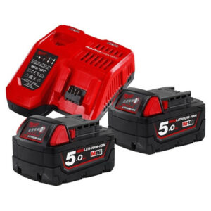 Pack de batteries 18 V M18 NRG-502 2 x 5 Ah + chargeur MILWAUKEE 4933459217