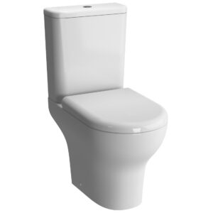 Pack WC blanc caréné complet avec réservoir 3/6L ZENTRUM sortie horizontale VITRA 9012B003-7207