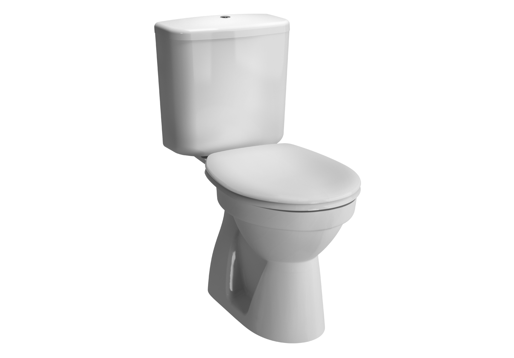 Pack WC NORMUS blanc avec réservoir 3/6 l sortie verticale VITRA 9770B003-0599